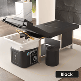 SalonLand High - grade Thai Head SPA Shampoo Bed with Ceramic Basin & Power lift backrest & foot bath - GreenLife - Shampoo Unit